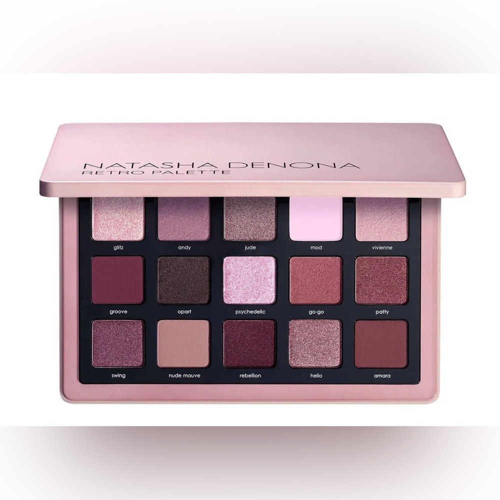 Natasha Denona Retro Palette - Rich Mauve and Berry Tones